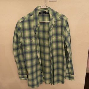 Polo snap button down.